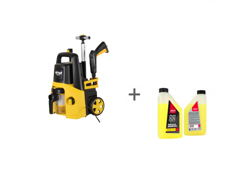 Мойка-пылесос Huter W150-MF + Шампунь Universal Shampoo 1 л, 2шт. в подарок! Мойка-пылесос Huter W150-MF + Шампунь Universal Shampoo 1 л, 2шт. в подарок!