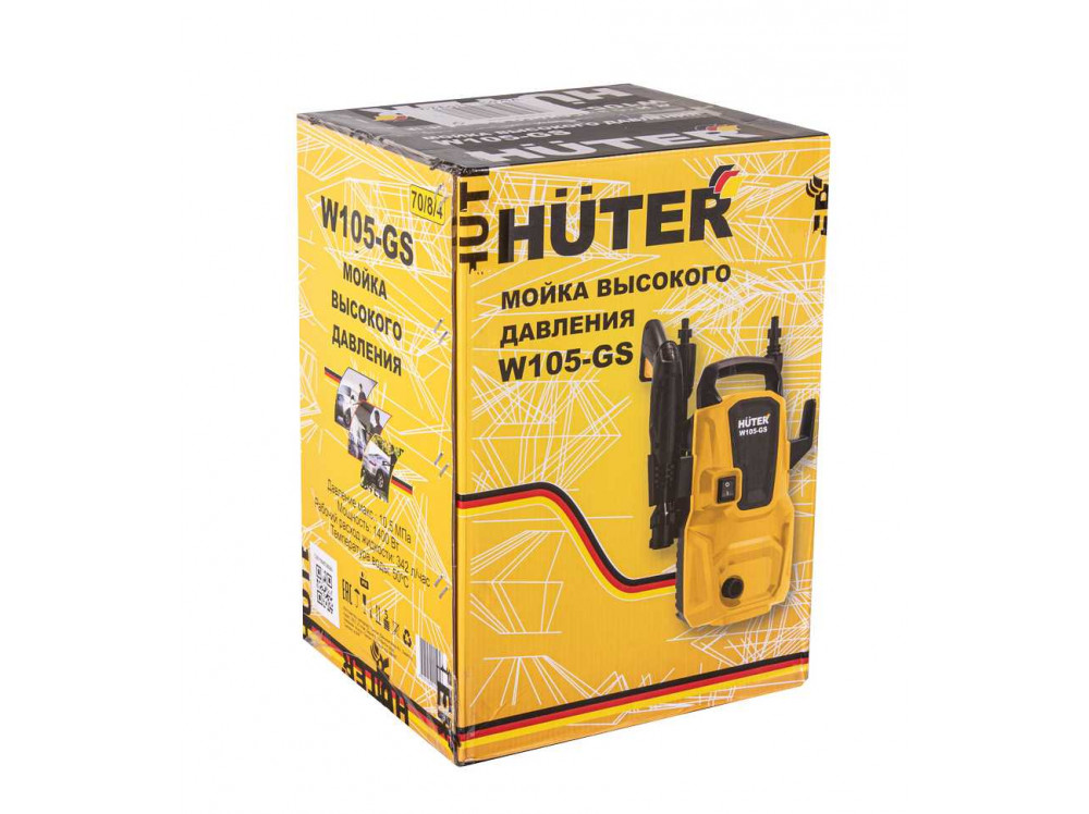 Аппарат высокого давления Huter W105-GS + Шампунь Universal Shampoo 1 л, 2шт. в подарок! Аппарат высокого давления Huter W105-GS + Шампунь Universal Shampoo 1 л, 2шт. в подарок!