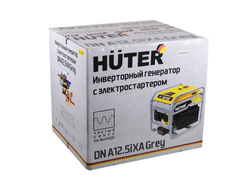 Инверторный генератор Huter DN A12,5iXA Grey