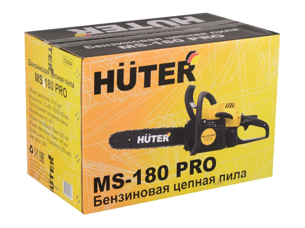 Бензопила Huter MS-180 PRO Бензопила Huter MS-180 PRO